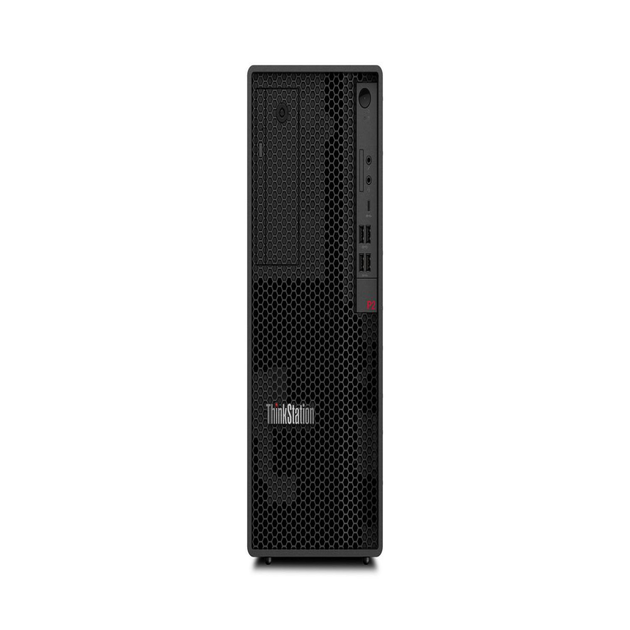 Lenovo Lenovo thinkstation p2 tower gen 2 intel core ultra 7 265 32 go ddr5-sdram 1 to ssd nvidia geforce rtx 5060 windows 11 pro station de travail noir