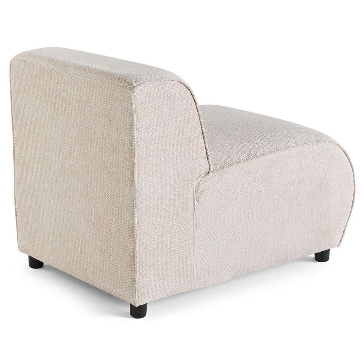 LISA DESIGN Suaro - module d'assise en tissu texturé