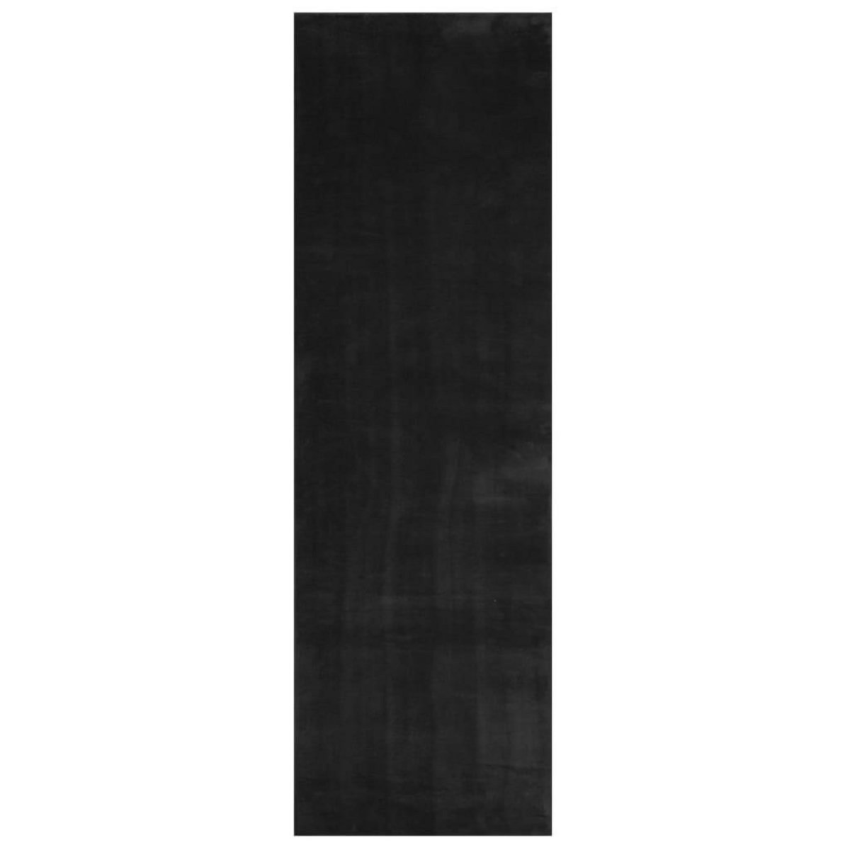 VIDAXL Tapis HUARTE a poils courts doux et lavable noir 80x250 cm