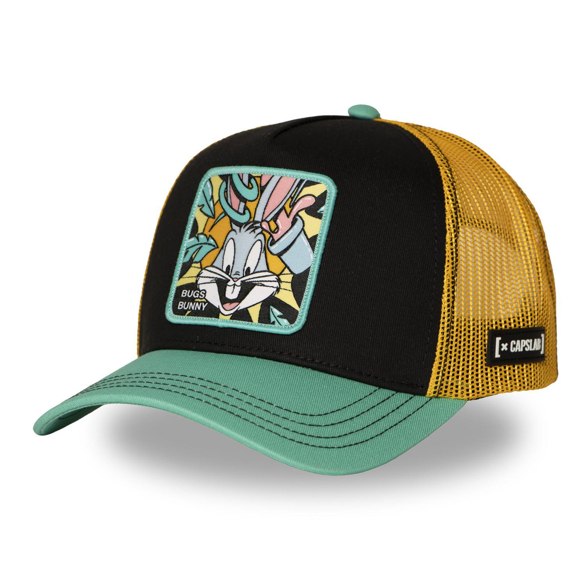 Voir la diapositive 1 : CAPSLAB Casquette Trucker avec filet Looney Tunes Bugs Bunny