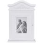 Voir la diapositive 3 : VIDAXL Armoire a cles avec cadre photo Blanc