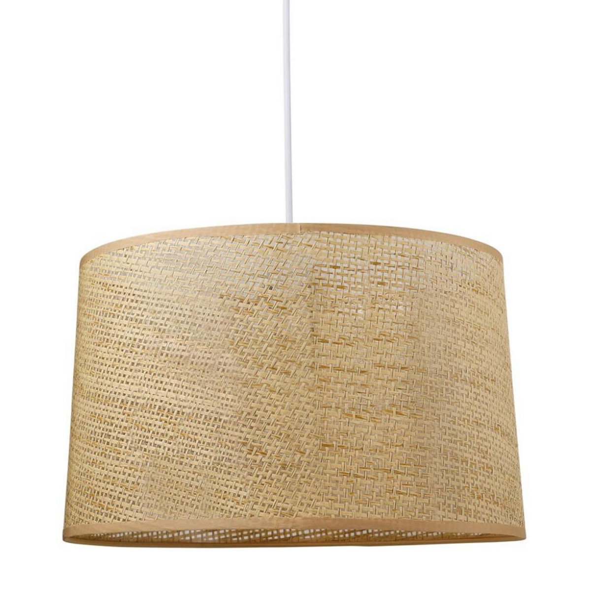OSTARIA Suspension ronde diamètre 35cm coloris beige