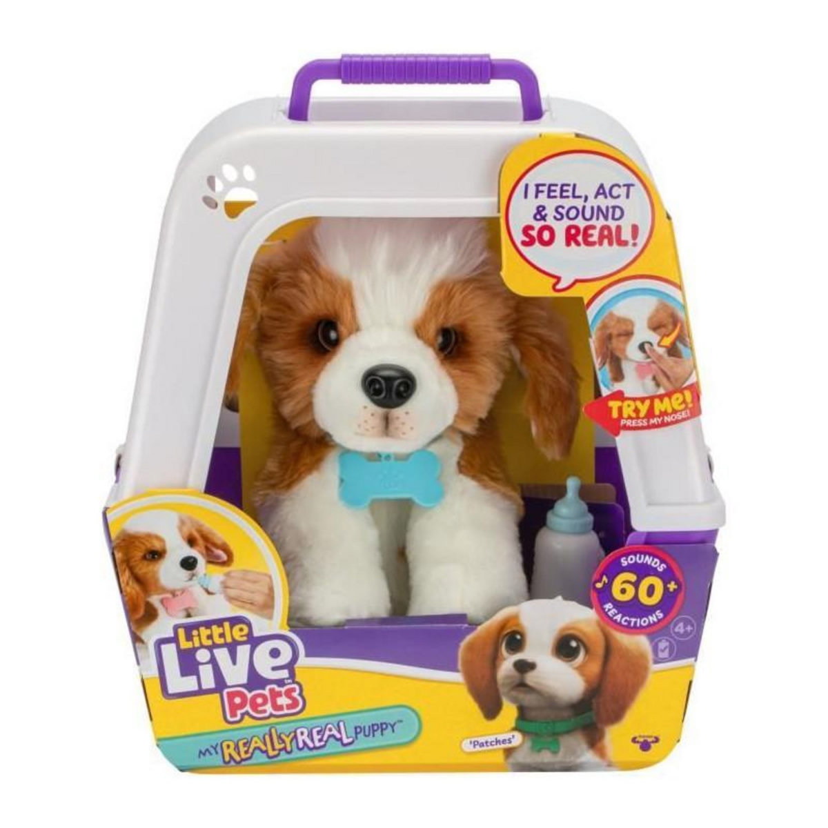 MOOSE TOYS Mon Chiot Beagle - MOOSE TOYS - REALLY REAL - LITTLE LIVE PETS - Chiot interactif avec sons et réactions
