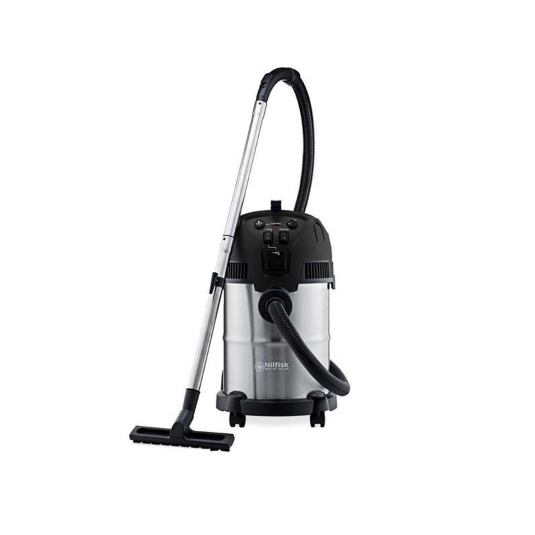Nilfisk Aspirateur cuve eau et poussière inox 30l 1400w - multiii30tvscinox