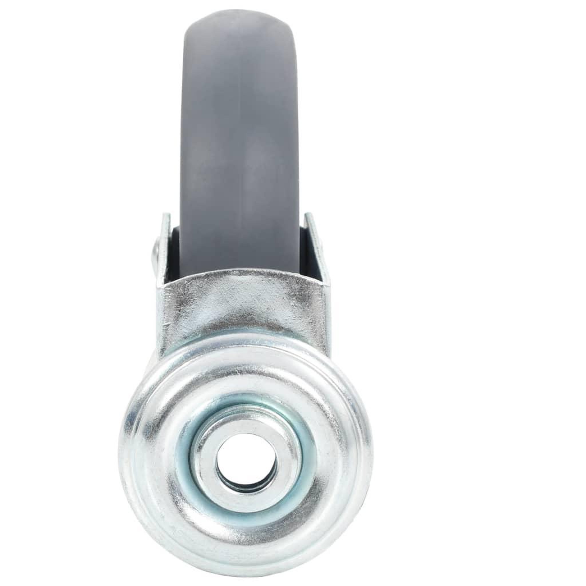 Voir la diapositive 5 : VIDAXL 12 pcs Roulettes pivotantes a trou de boulon 125 mm