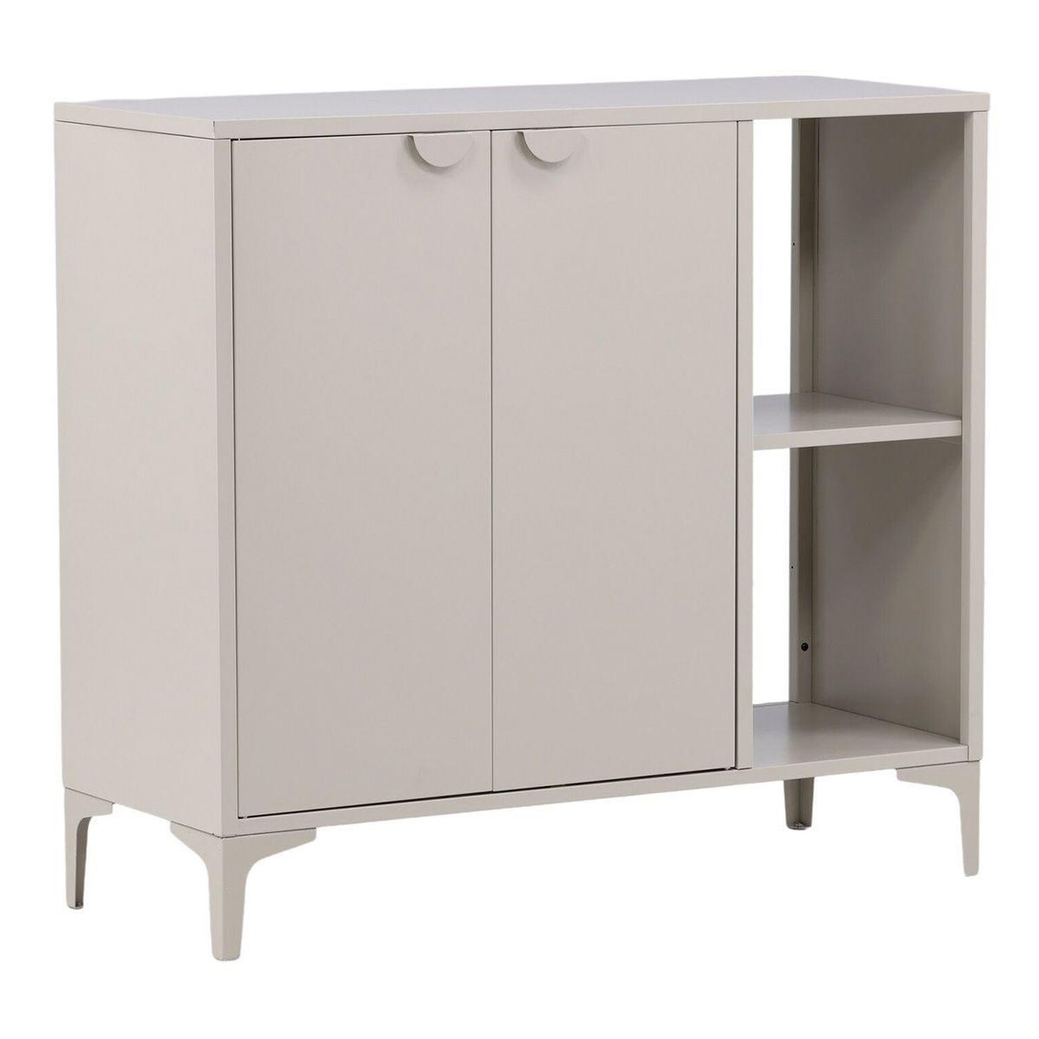 Paris Prix Buffet 2 portes en métal  piring  110cm beige