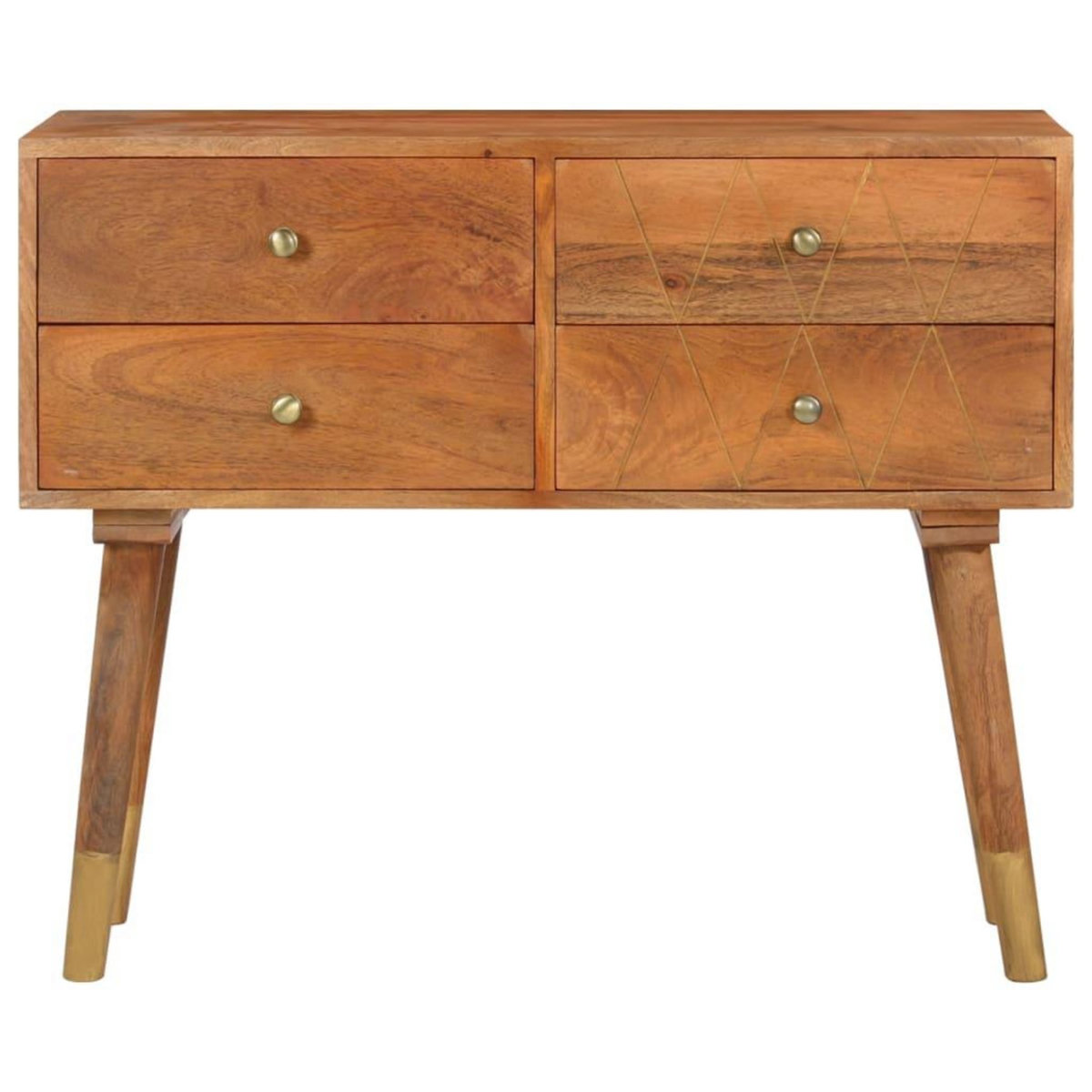 VIDAXL Buffet 85x40x70 cm Bois de manguier solide