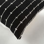 Voir la diapositive 2 : Paris Prix Coussin Déco  Linechic  45x45cm Noir