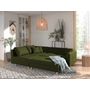 Voir la diapositive 3 : LISA DESIGN Rune - canapé d'angle - avec pouf d'appoint - 4 places - style scandinave - gauche