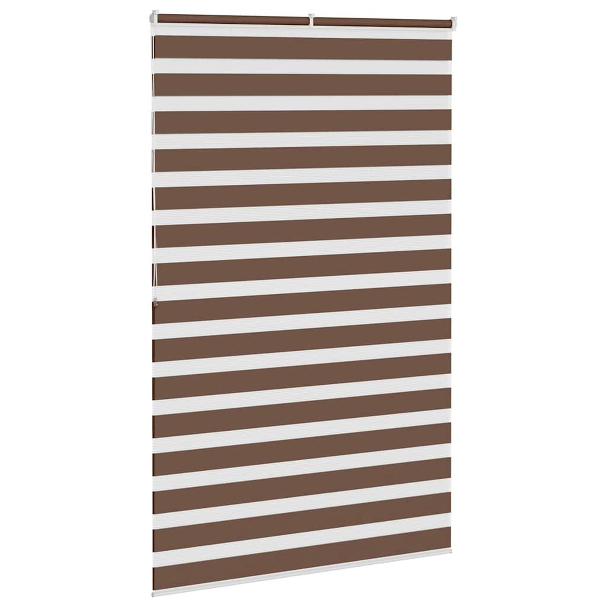 Voir la diapositive 4 : VIDAXL Store zebre marron 150x200cm largeur du tissu 145,9cm polyester