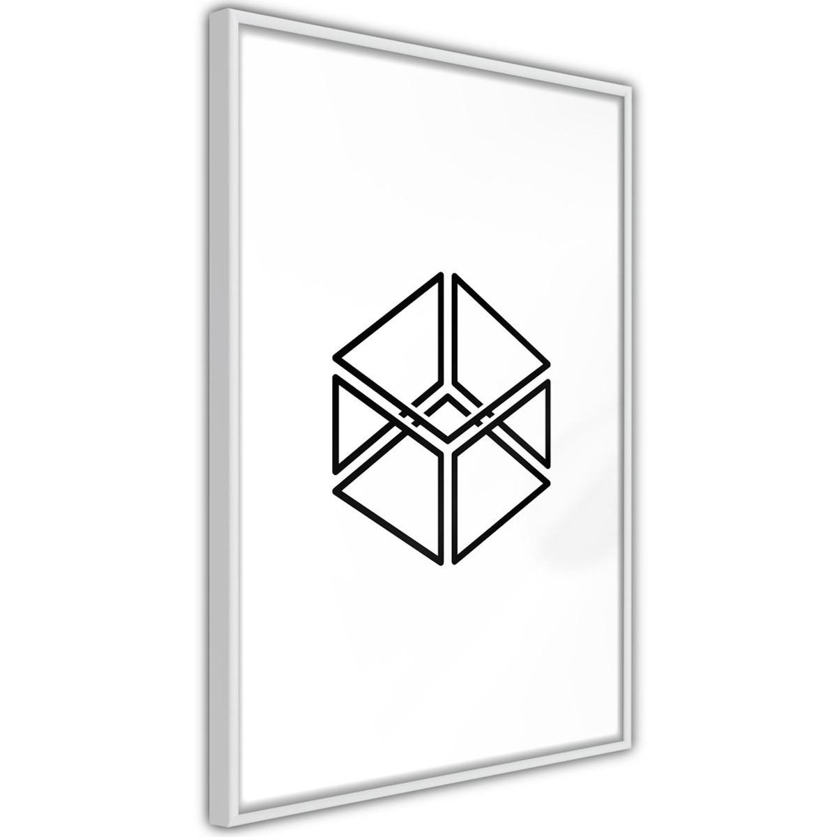 Paris Prix Affiche Murale Encadrée  Count the Squares