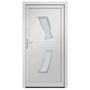 Voir la diapositive 3 : VIDAXL Porte d'entree Blanc 108x208 cm PVC