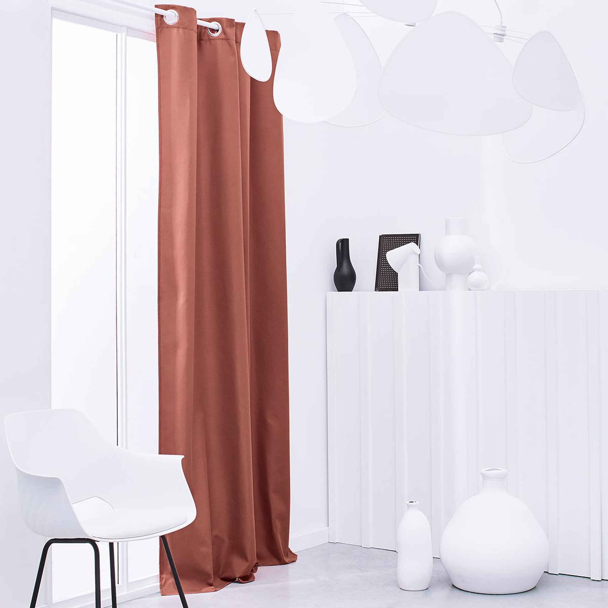 Voir la diapositive 1 : TODAY Rideau isolant en polyester 