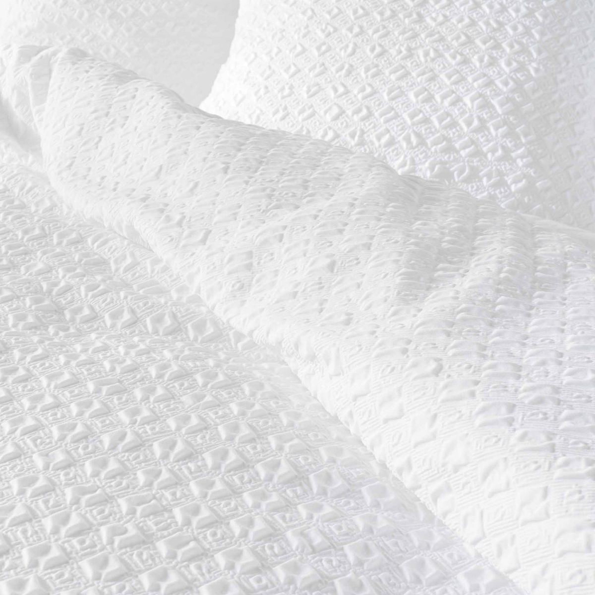 Voir la diapositive 3 : Douceur d'Intérieur Parure de lit 3 pièces  litea  240x220cm blanc