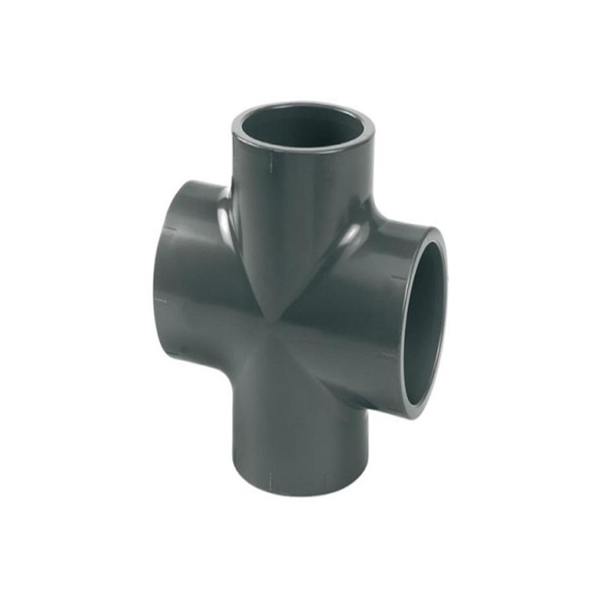 JARDIDECO Croix PVC pression 90° femelle Ø 50 mm - Fitt