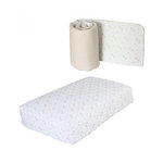 MICUNA Ensemble linge Nordique + tour de lit 120x60 Rabbits