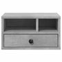 Voir la diapositive 6 : VIDAXL Support d imprimante gris béton 40x32x22,5 cm bois d ingénierie
