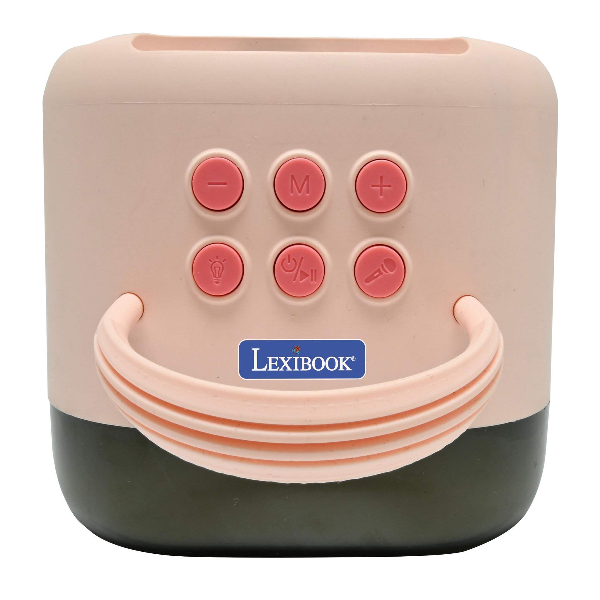 Voir la diapositive 2 : Lexibook Karaoke Bluetooth Rose avec 2 micros sans fil