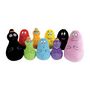 Voir la diapositive 2 : JEMINI Coffret 9 Peluches Barbapapa +/- 15 cm - JEMINI - Inclut Barbapapa, Barbamama et leurs sept enfants.