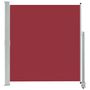 Voir la diapositive 2 : VIDAXL Auvent lateral retractable de patio 140 x 300 cm Rouge