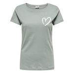 JACQUELINE DE YONG T shirt  Femme JDY Smoke. Coloris disponibles : Vert