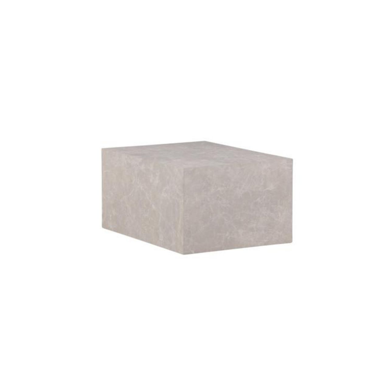 Paris Prix Table Basse Imitation Marbre  York  80cm Beige