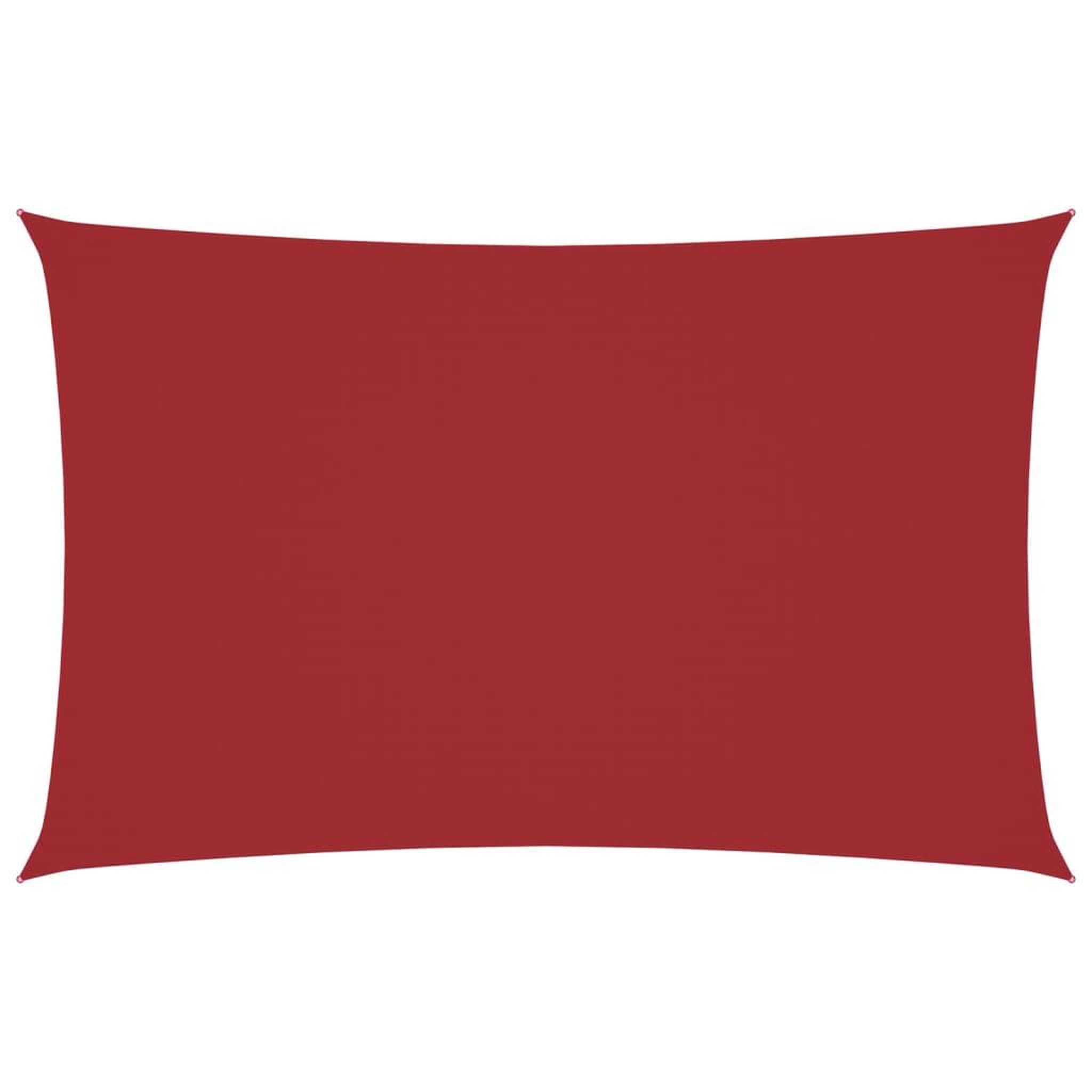 Voir la diapositive 2 : VIDAXL Voile de parasol tissu oxford rectangulaire 2x4,5 m rouge