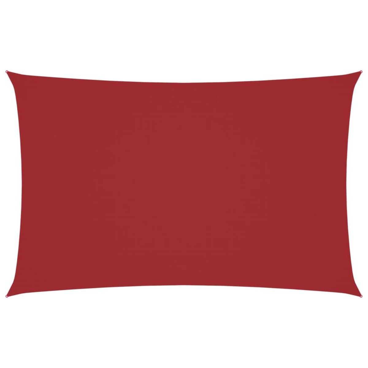 VIDAXL Voile de parasol tissu oxford rectangulaire 2x4,5 m rouge
