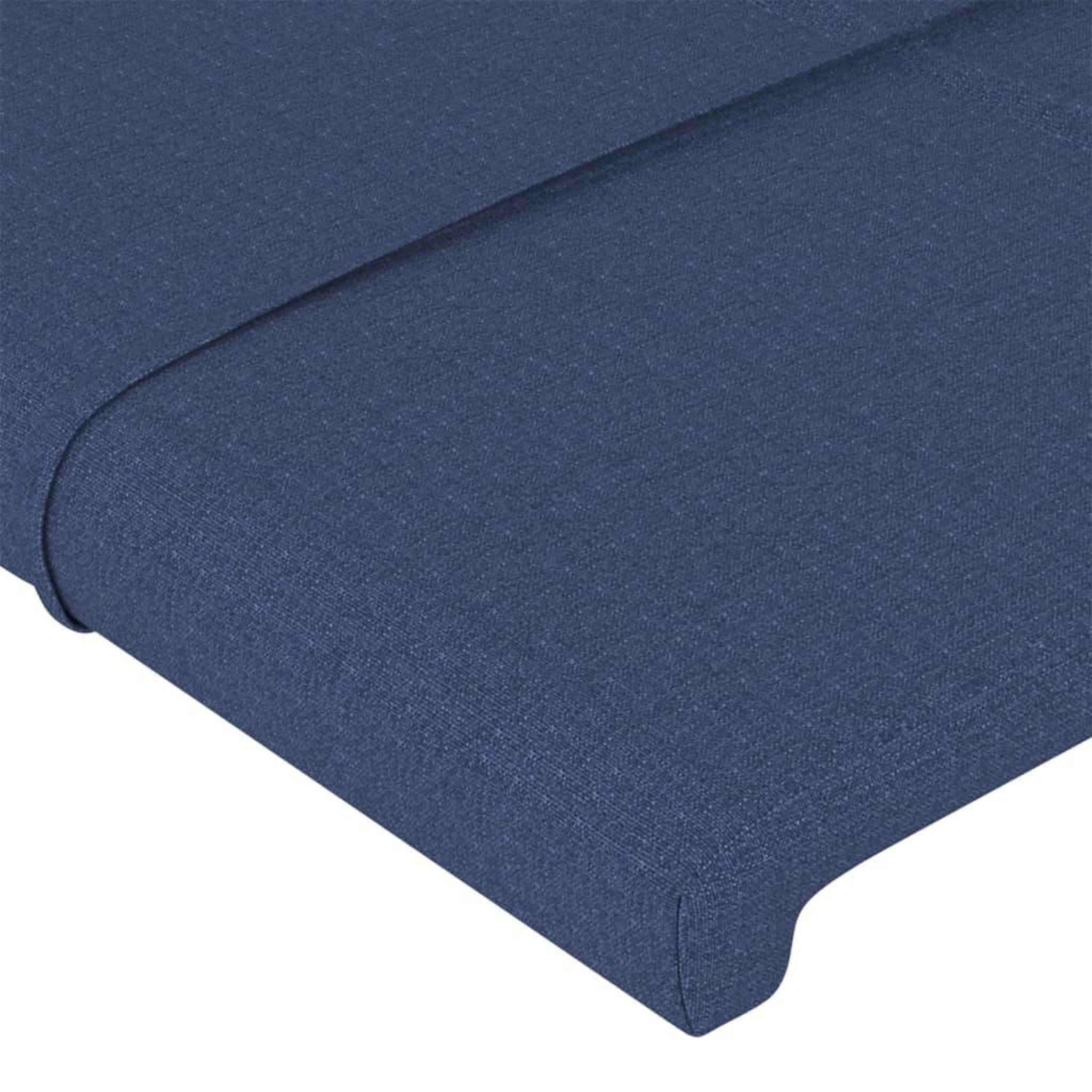 Voir la diapositive 4 : VIDAXL Tete de lit Bleu 80x5x78/88 cm Tissu