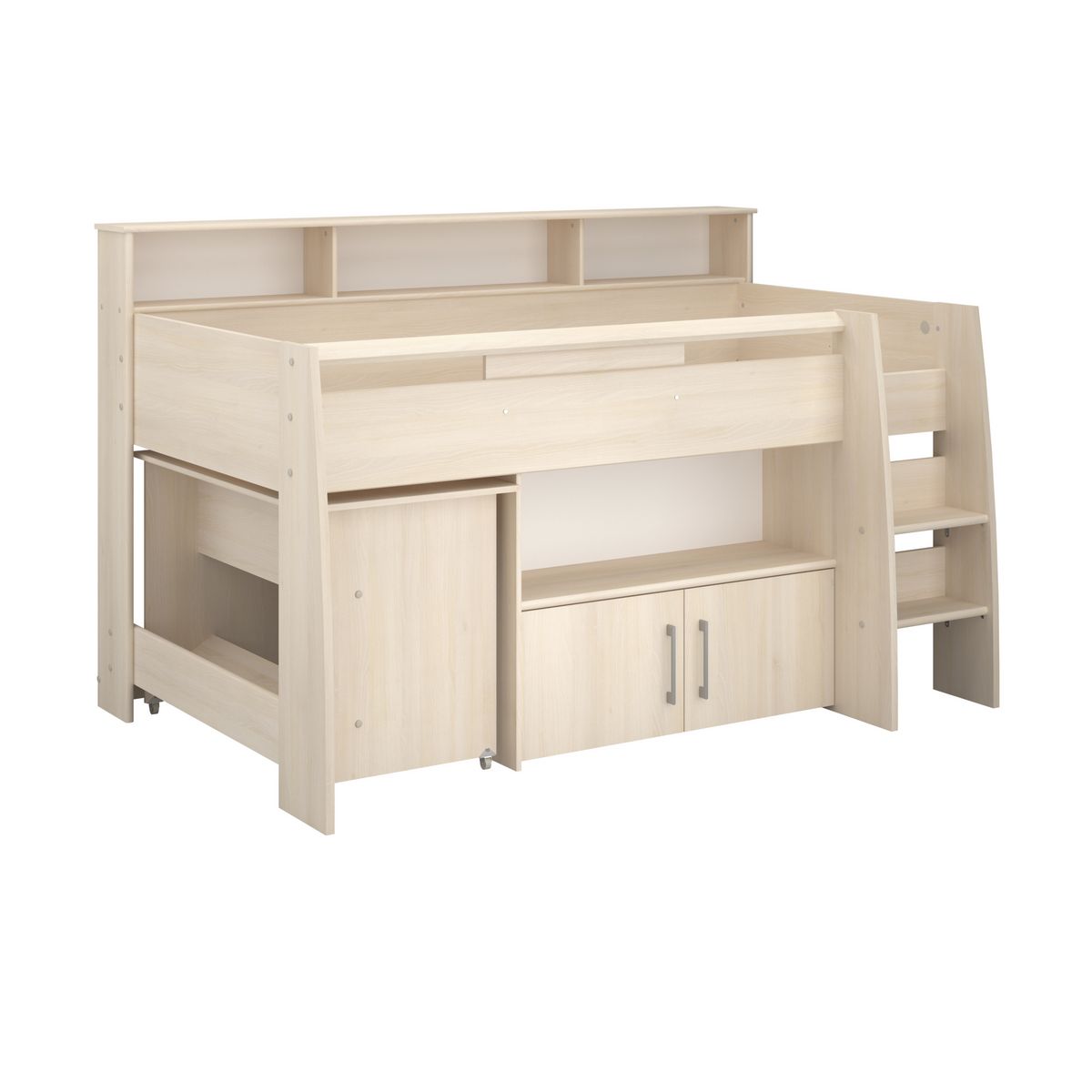 Lit combiné avec rangement 90x200cm MATHIEU