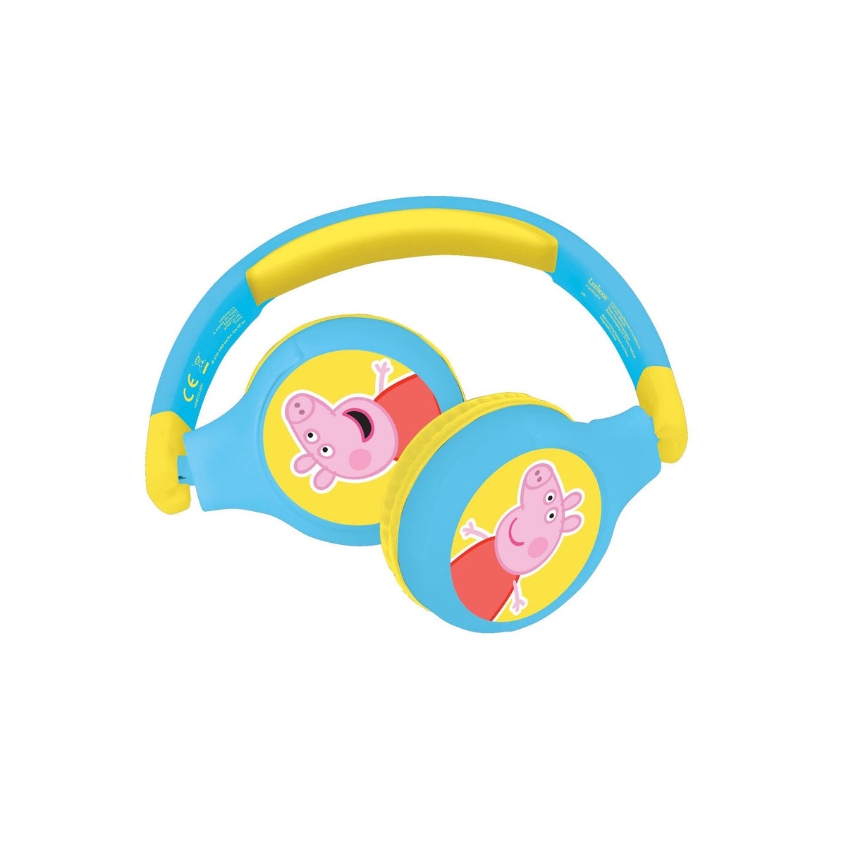Lexibook Casque 2 en 1 Peppa Pig Bluetooth et Filaire confortable et pliable avec limitation de son