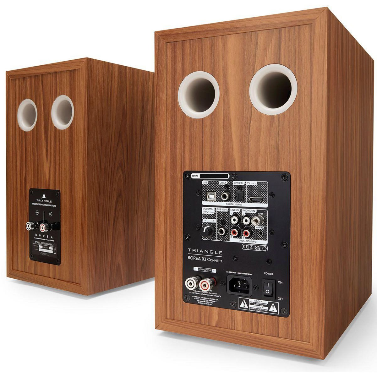 Triangle Enceinte bibliothèque active BR03 Connect Chene