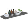 Voir la diapositive 3 : VIDAXL Etagere murale flottante 4 pcs Gris brillant 90x23,5x3,8 cm MDF