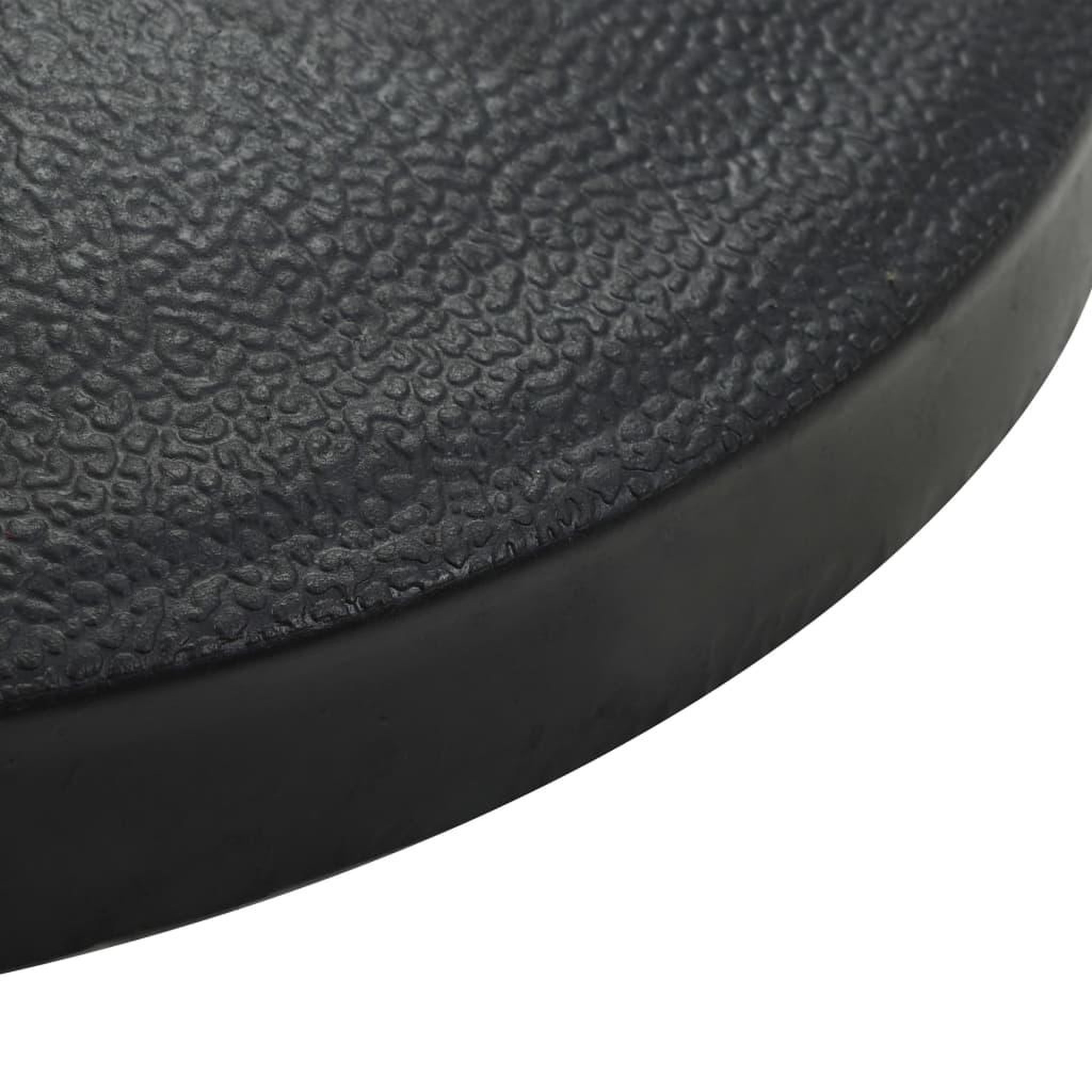 Voir la diapositive 4 : VIDAXL Socle demi-rond de parasol Polyresine 9 kg Noir