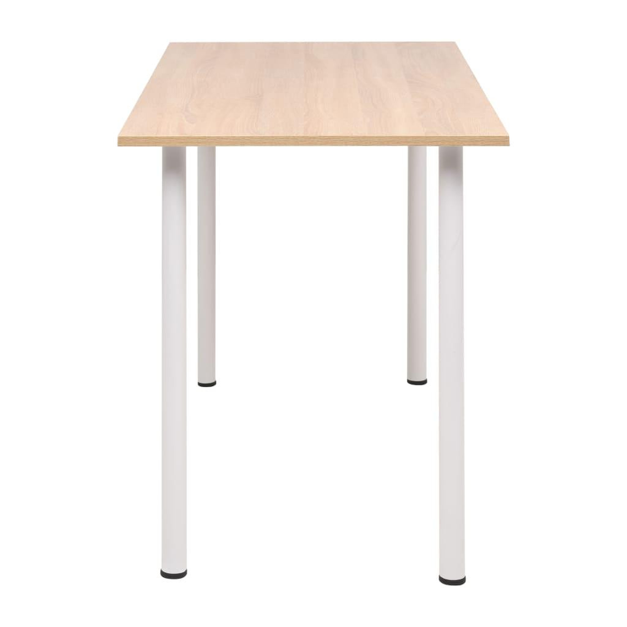 Voir la diapositive 3 : VIDAXL Table a manger 120x60x73 cm chene et blanc