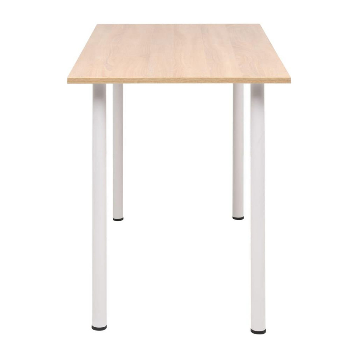 VIDAXL Table a manger 120x60x73 cm Chene et blanc