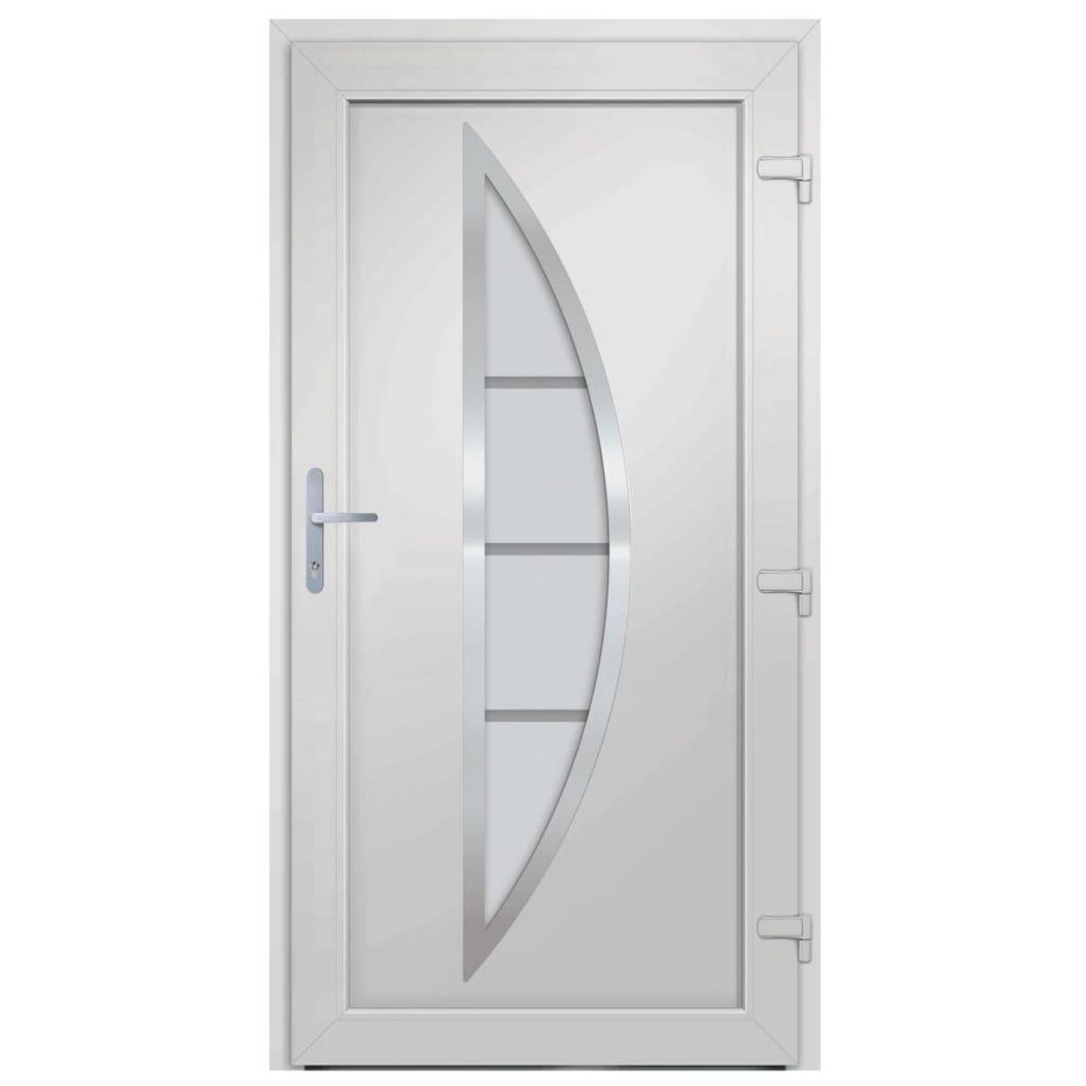 VIDAXL Porte d'entree blanc 98x190 cm PVC
