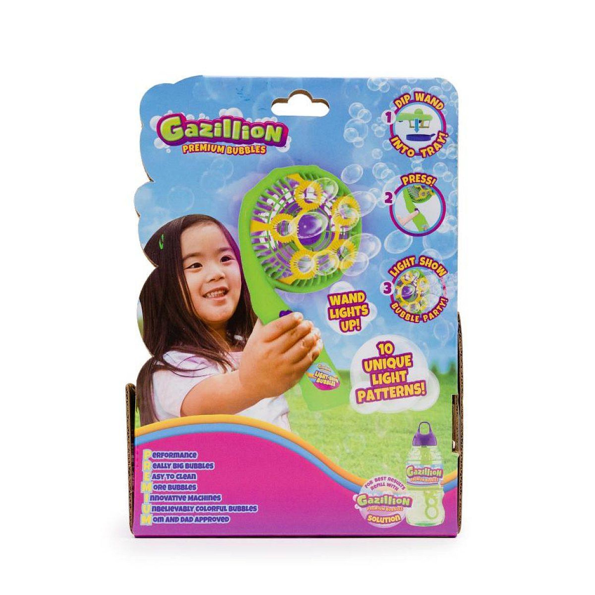 GAZILLION BUBBLES Gazillion light show bubble wand