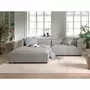 LISA DESIGN Ela - canapé d'angle gauche 4 places - en velours côtelé - style contemporain Couleur - Gris clair