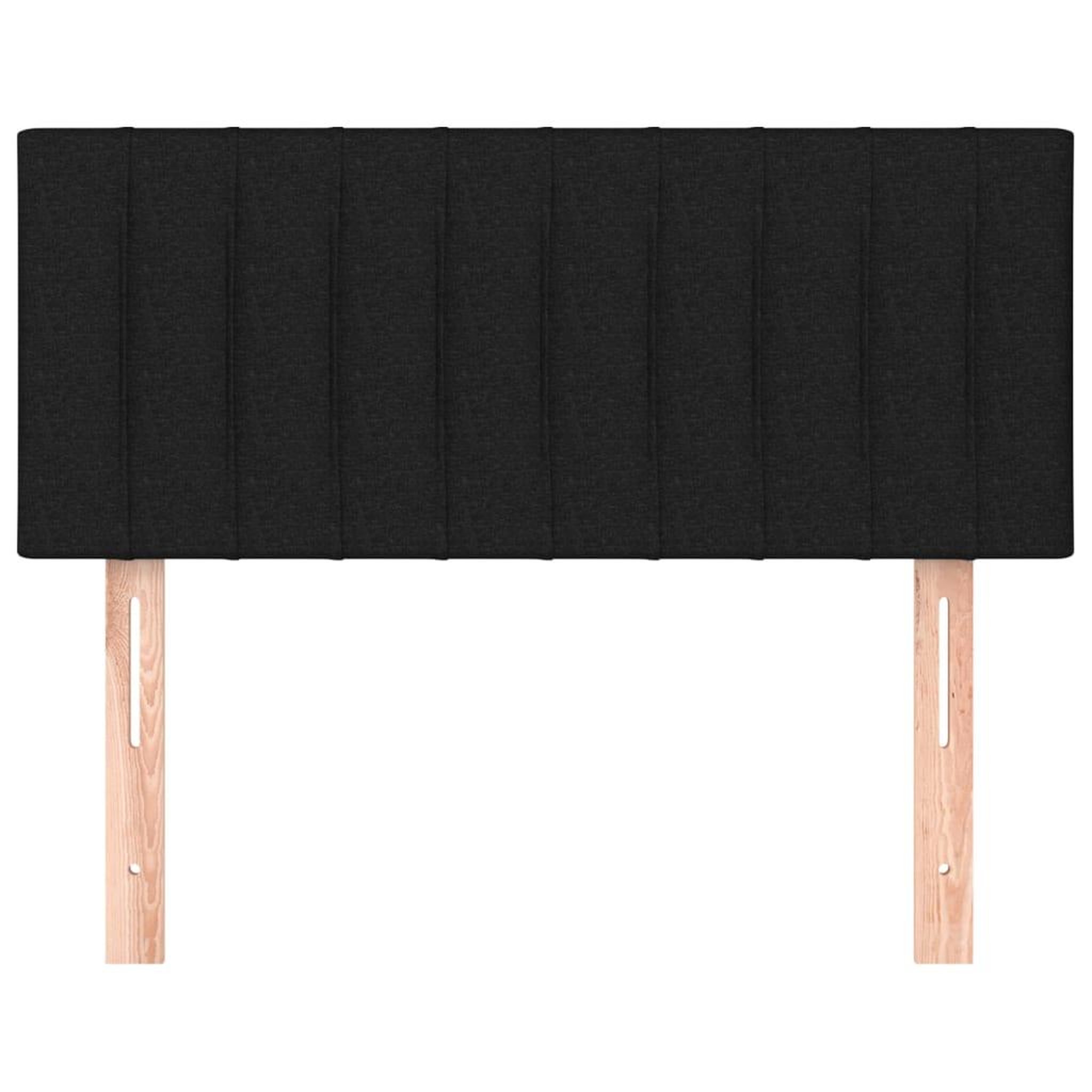 Voir la diapositive 3 : VIDAXL Tete de lit Noir 90x5x78/88 cm Tissu