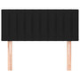 Voir la diapositive 3 : VIDAXL Tete de lit Noir 90x5x78/88 cm Tissu