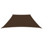 Voir la diapositive 2 : VIDAXL Voile de parasol Tissu Oxford trapeze 2/4x3 m Marron