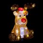 Voir la diapositive 1 : ATMOSPHERA Décoration de Noël lumineuse d'extérieur - Petit renne - H. 30 cm