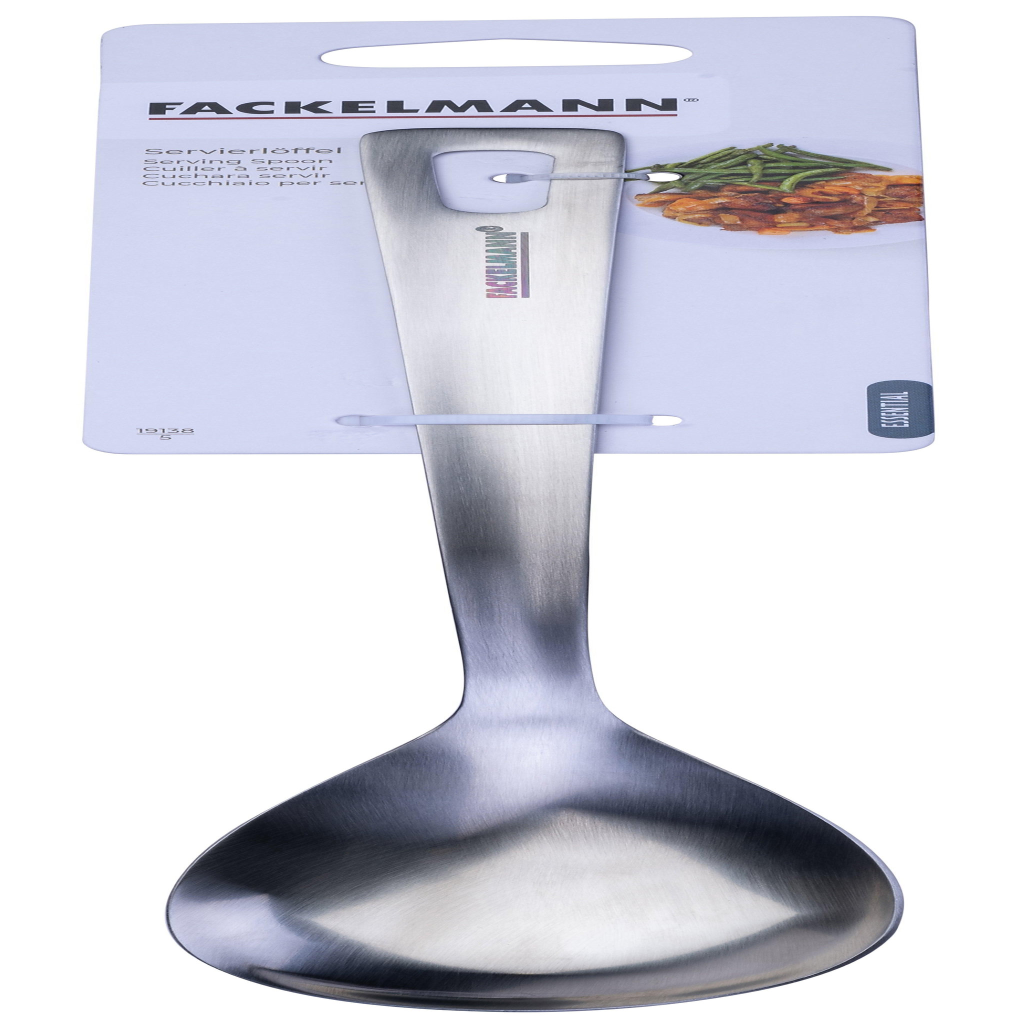 Voir la diapositive 5 : Fackelmann Cuillère de service inox 32 cm fackelmann essential