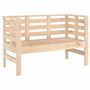 Voir la diapositive 2 : VIDAXL Banc de jardin 111,5x53x71 cm bois massif de pin