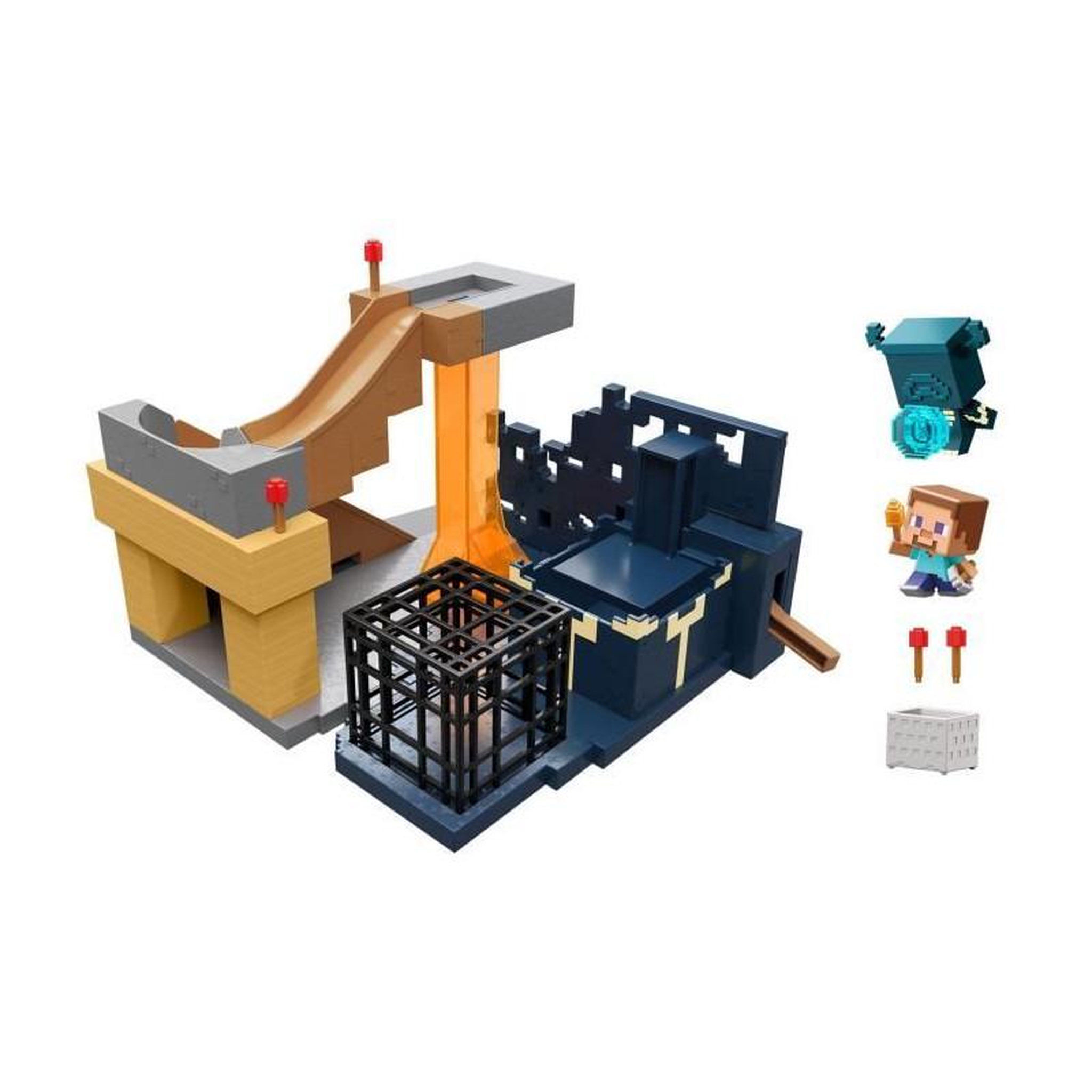 MINECRAFT Minecraft-Coffret L'Ascension de Warden et ses Mini-Figurines HXT72