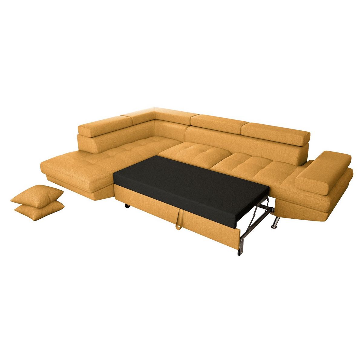 Canapé d'angle gauche convertible 4 à 5 places CHICAGO