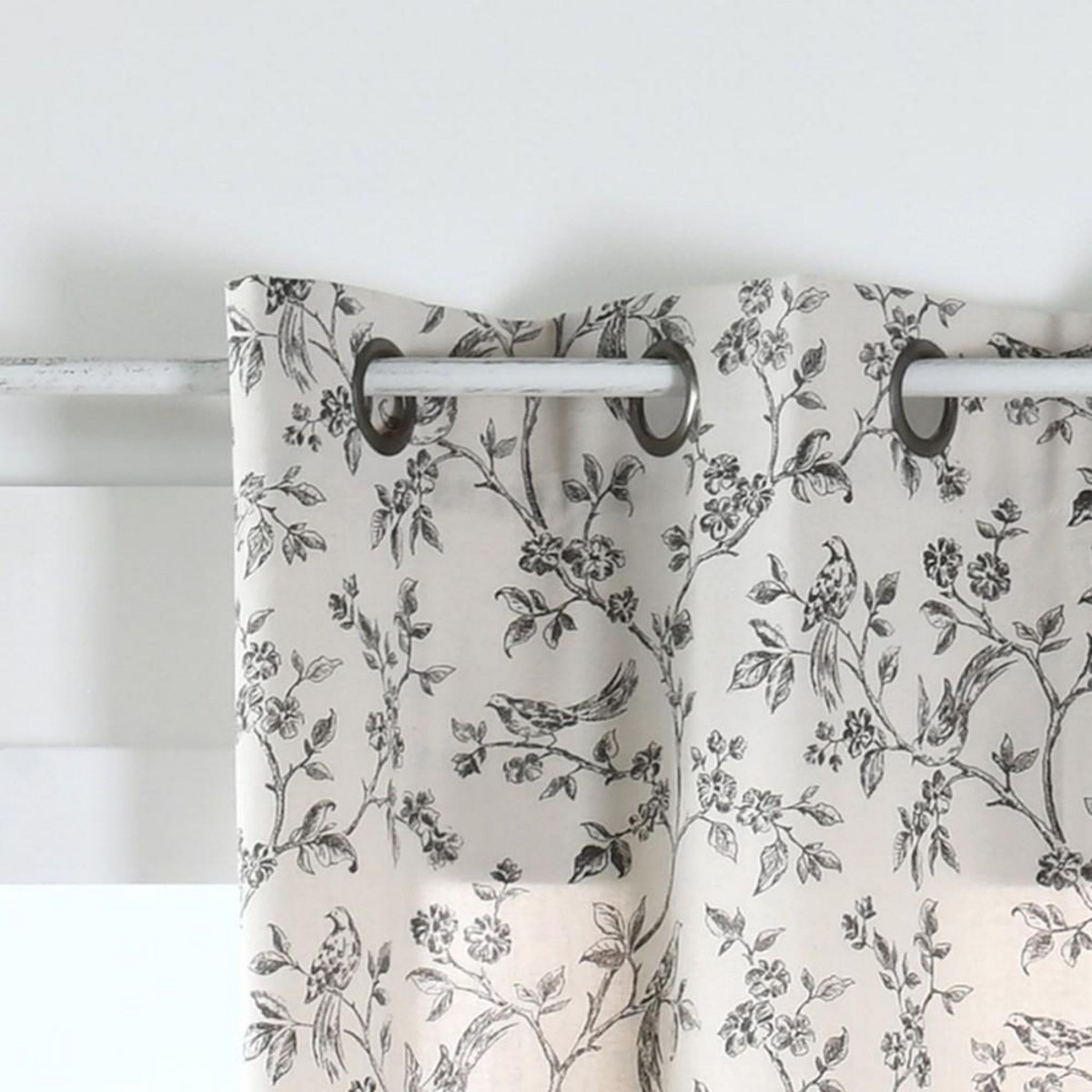 Lovely Casa Rideau à œillets 140x260 cm CLARINE écru