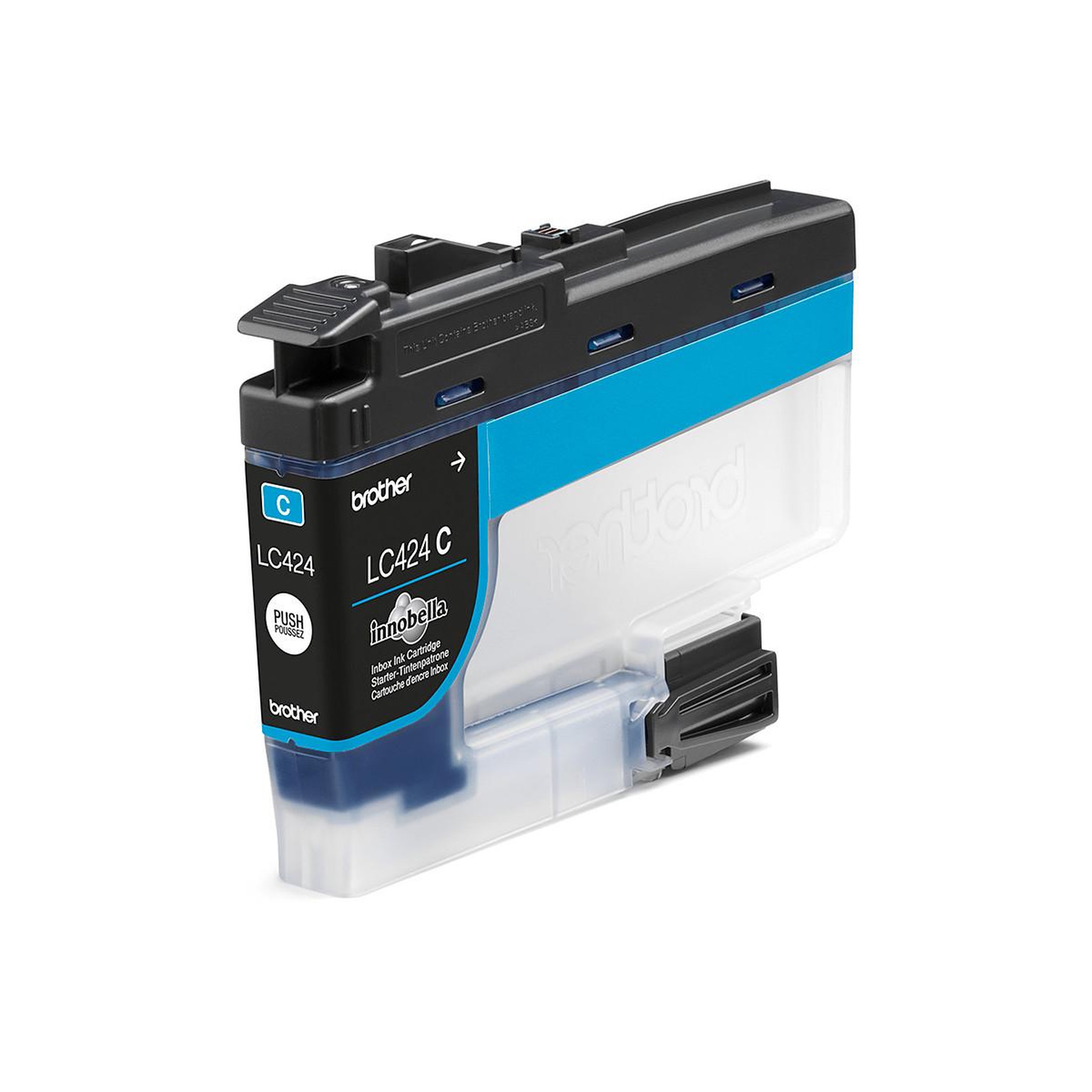 Voir la diapositive 3 : Brother Brother lc424c - cartouche d'encre transparente - cyan