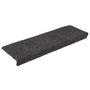 Voir la diapositive 2 : VIDAXL Tapis d'escalier autocollant 30 pcs anthracite 65x21x4 cm